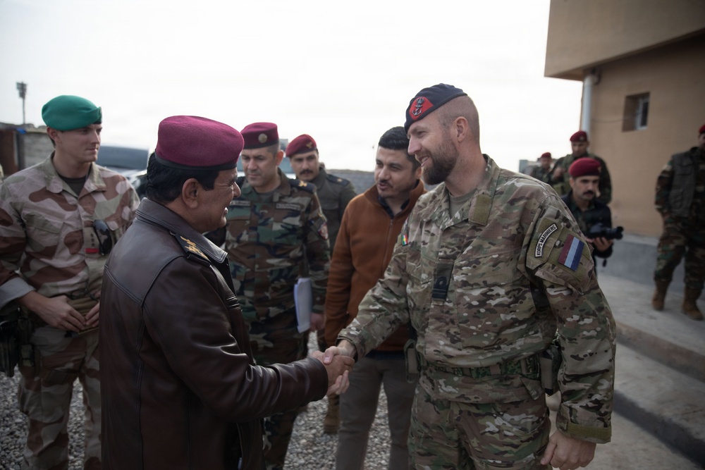 Joint Operations Command Advisory Team- Iraq Meets with The Peshmerga 21st Regional Guard Brigade