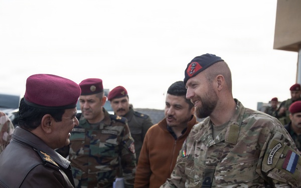 Joint Operations Command Advisory Team- Iraq Meets with The Peshmerga 21st Regional Guard Brigade