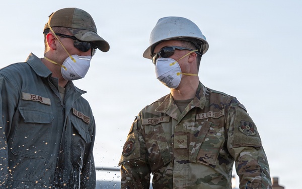 386th Rapid Airfield Damage Repair Training