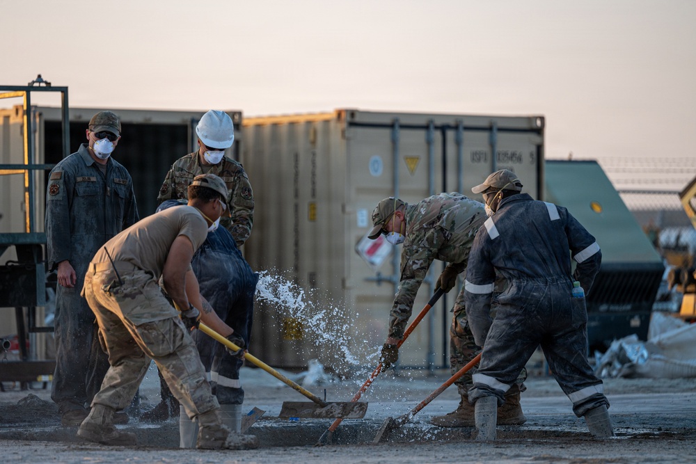 386th Rapid Airfield Damage Repair Training
