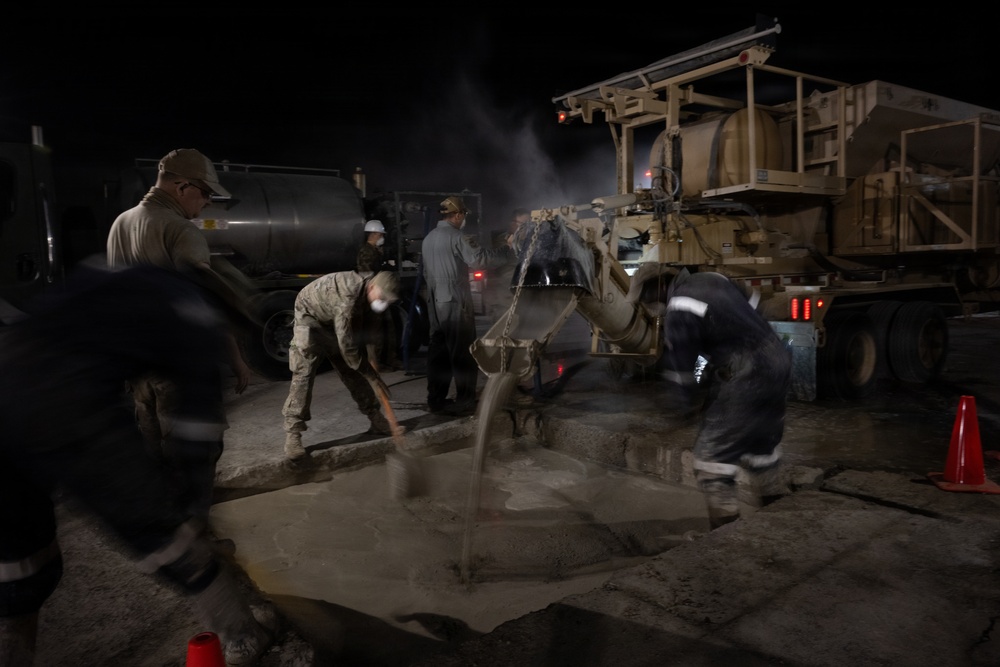 386th Rapid Airfield Damage Repair Training