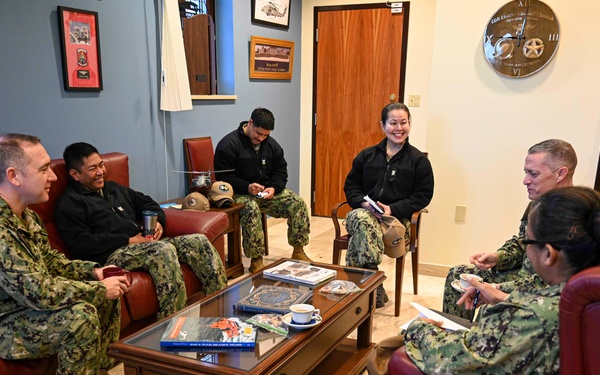 Fleet Master Chief Chris King visits NAVSTA Rota