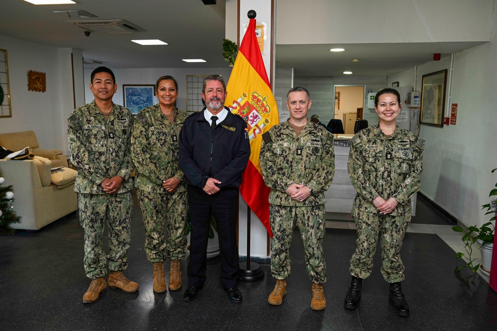 Fleet Master Chief Chris King visits NAVSTA Rota