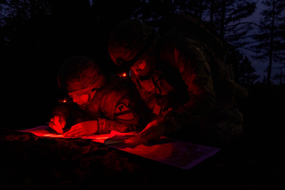 Best By Test participants start land navigation