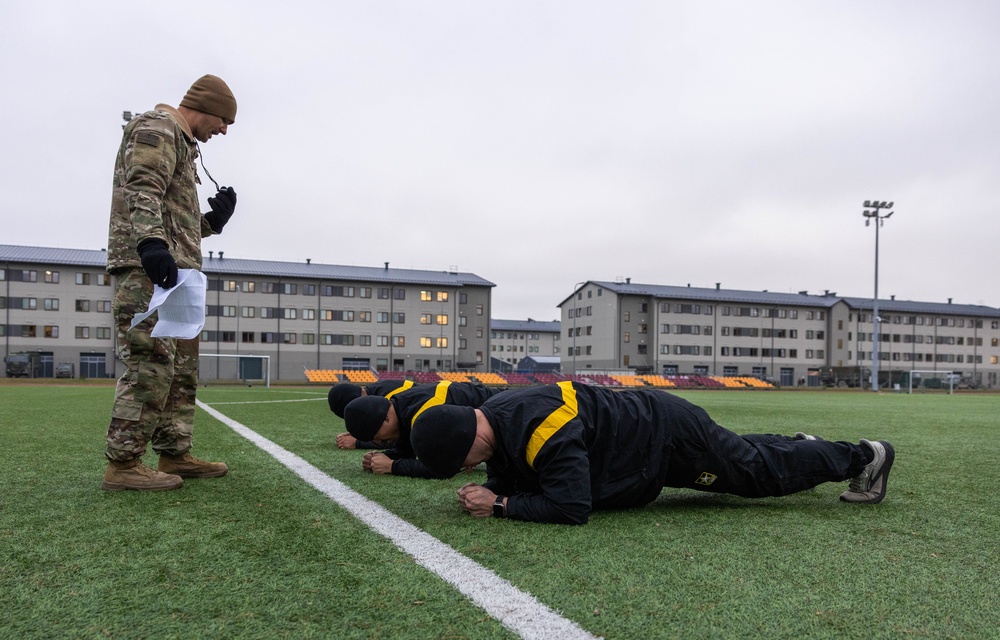 Best By Test participants perform an AFT