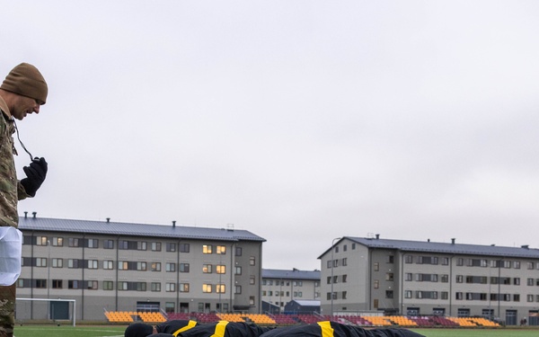 Best By Test participants perform an AFT