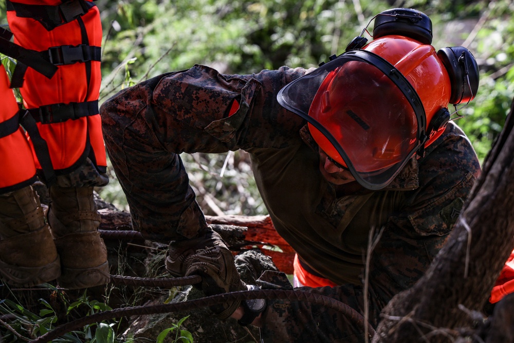 22nd MEU(SOC) | CEB Airstrip Improvement Operations in Camp Santiago During Deployment
