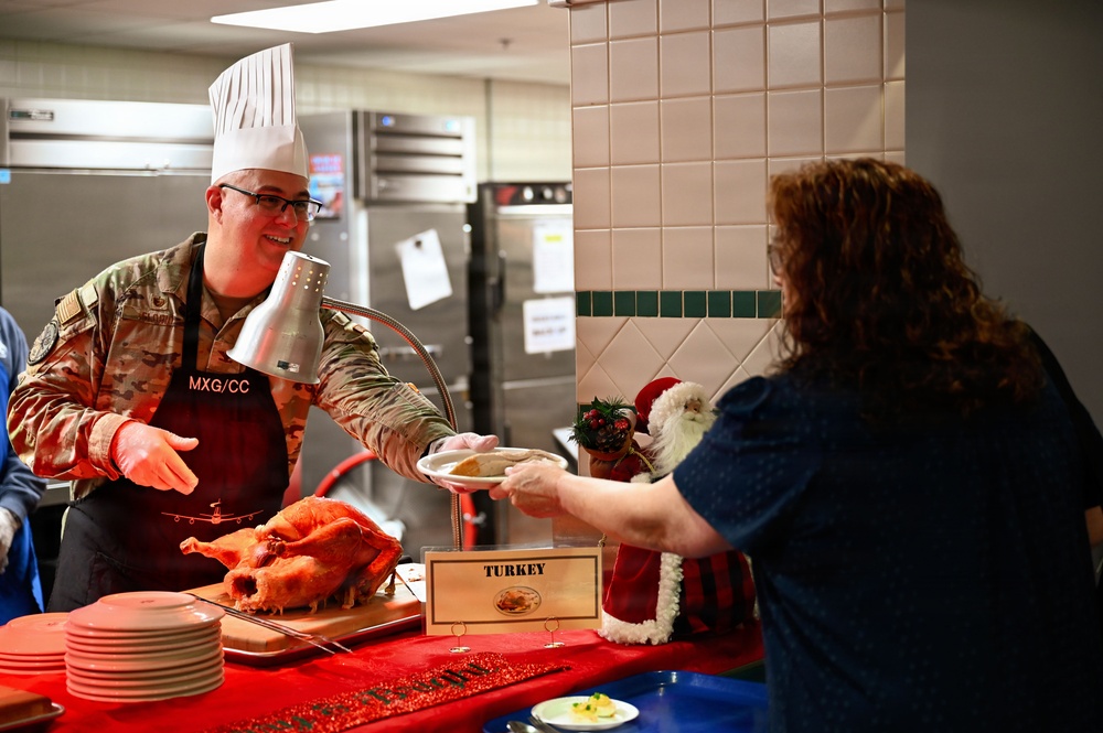 552nd Air Control Wing host Christmas Lunch