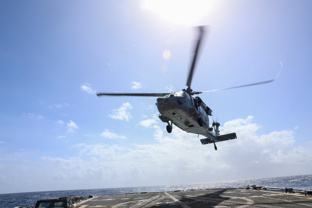 USS Stockdale conducts routine operations