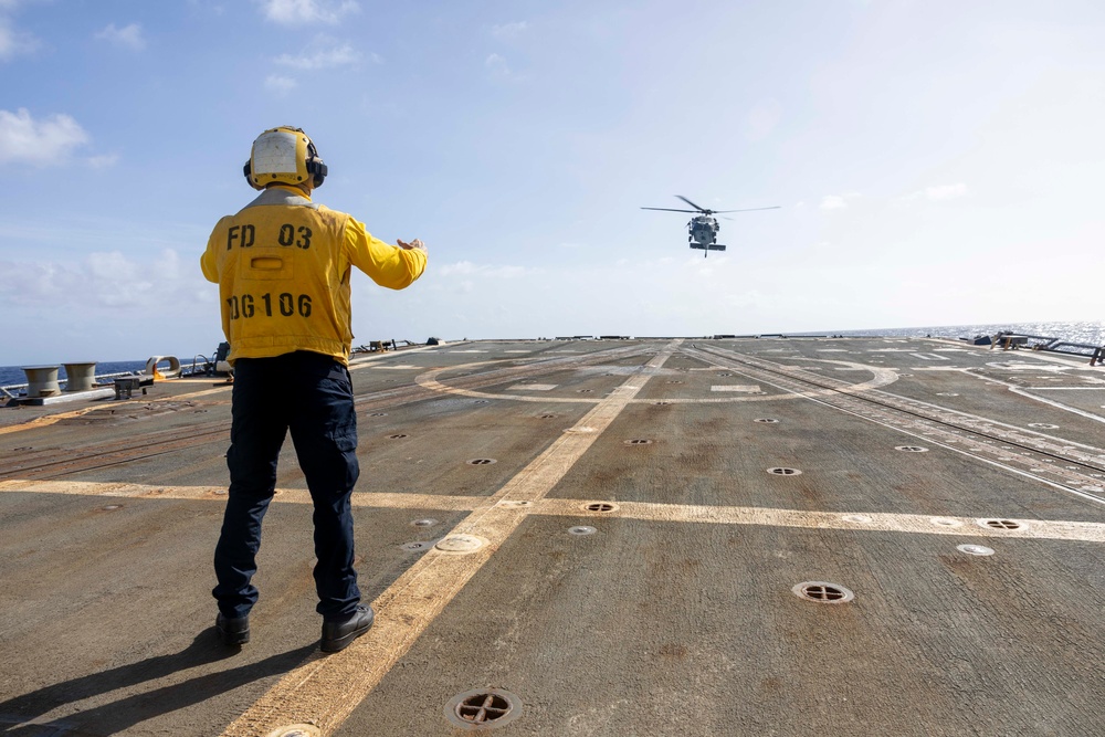 USS Stockdale conducts routine operations