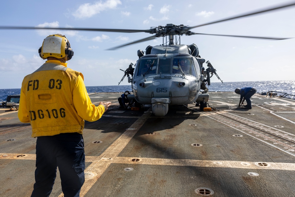 USS Stockdale conducts routine operations