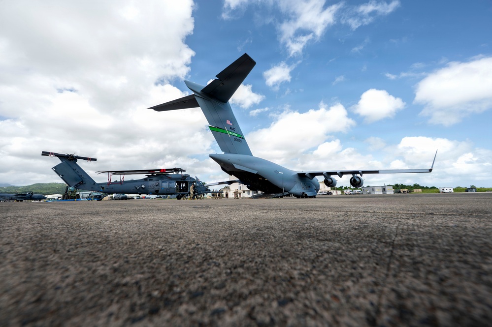 Jolly Green Giant arrives in Puerto Rico