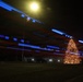 Holiday Lights Bring Warmth to Smith Barracks Night