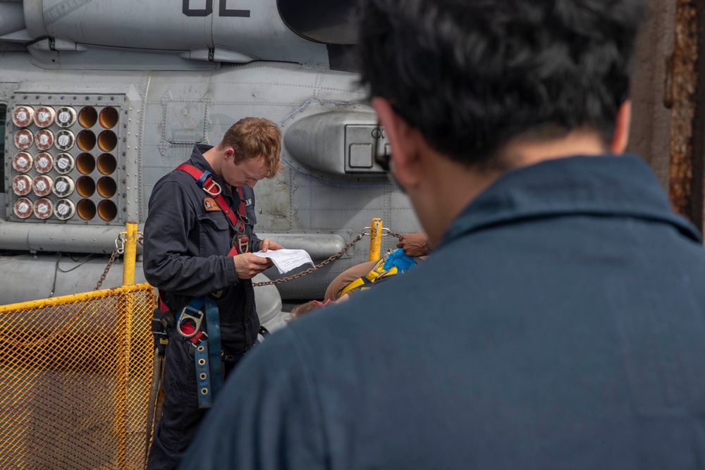 USS Abraham Lincoln conducts routine operations.