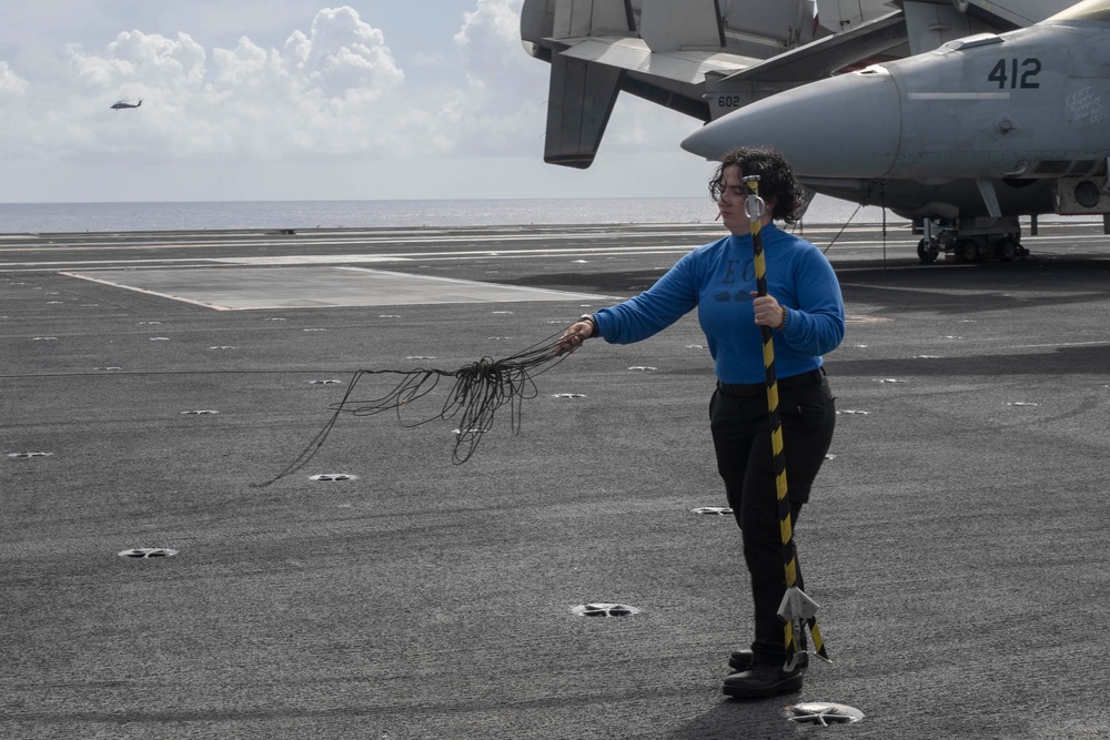 USS Abraham Lincoln conducts routine operations.
