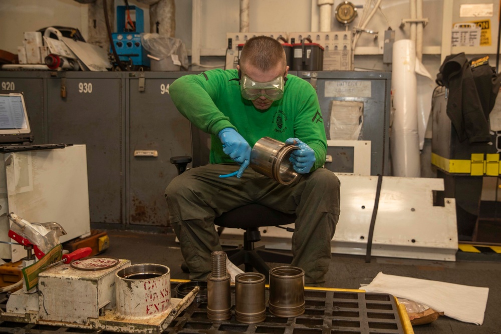 USS Abraham Lincoln conducts routine operations.