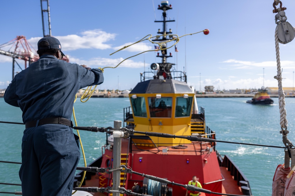 USS Thomas Hudner (DDG 116) Departs Ponce, Puerto Rico