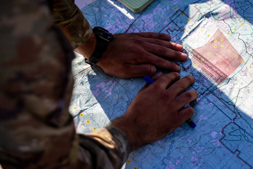 200th Military Police Command Best Squad Competition Patrol Lanes