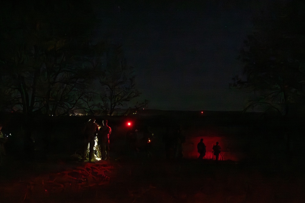 USARC Best Squad Competition Night Land Navigation Course