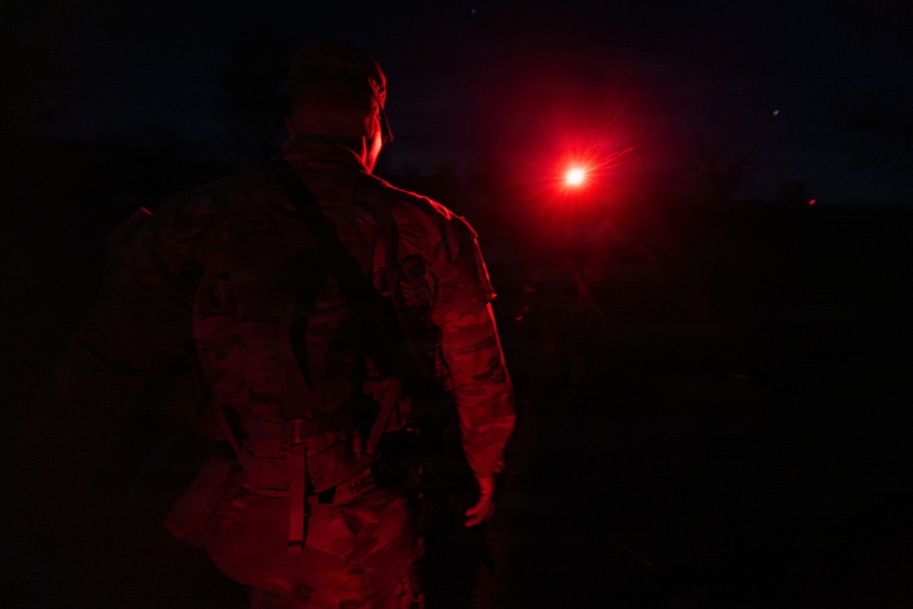 USARC Best Squad Competition Night Land Navigation Course