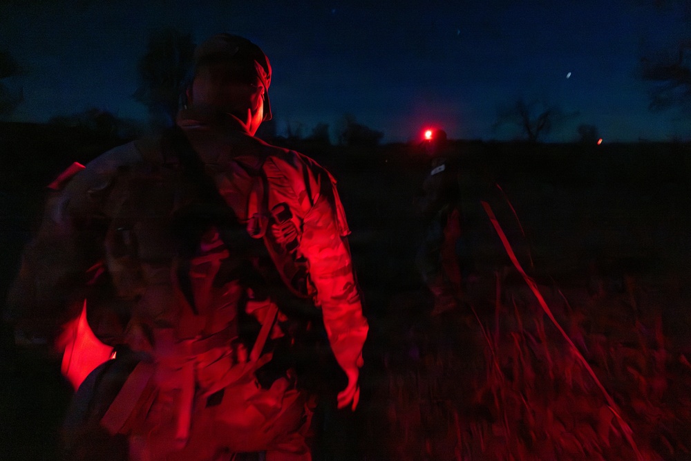 USARC Best Squad Competition Night Land Navigation Course