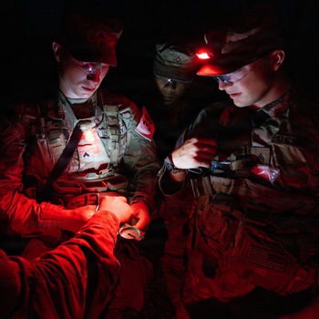 USARC Best Squad Competition Night Land Navigation Course