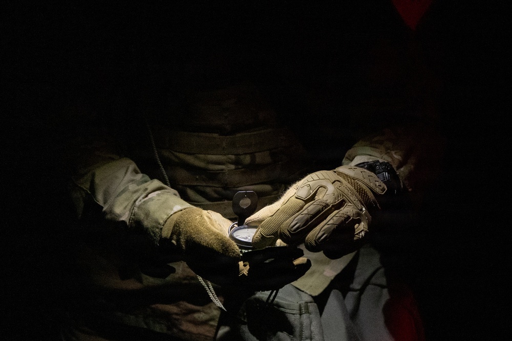 USARC Best Squad Competition Night Land Navigation Course