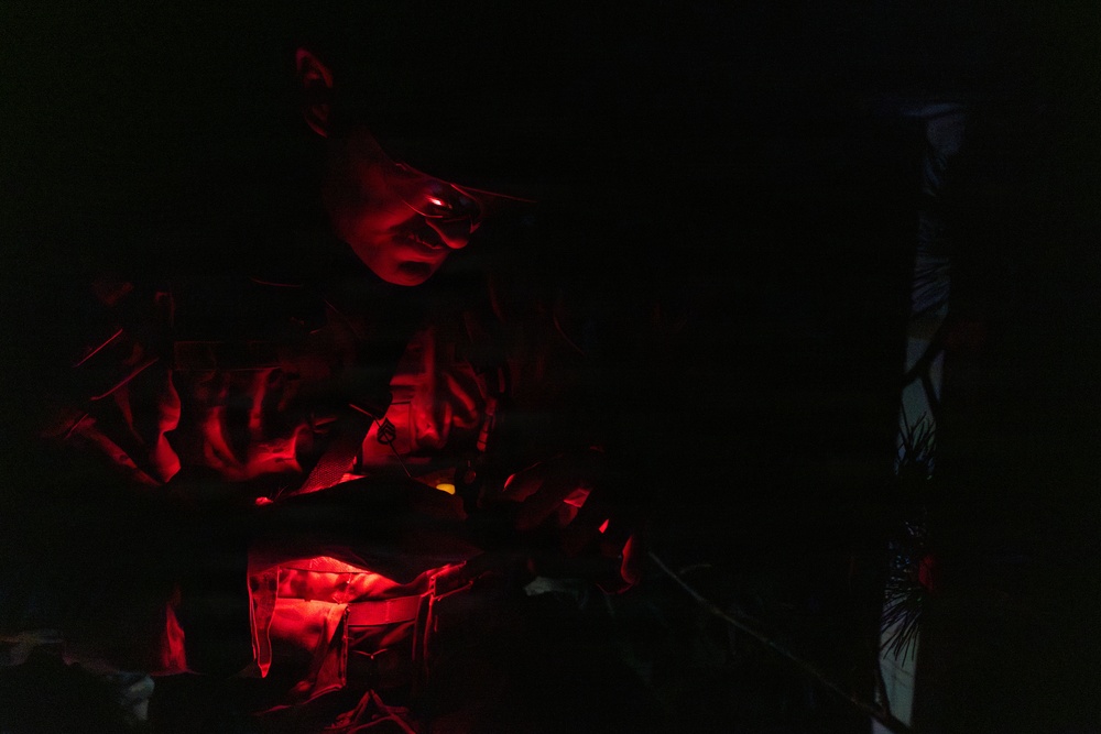 USARC Best Squad Competition Night Land Navigation Course