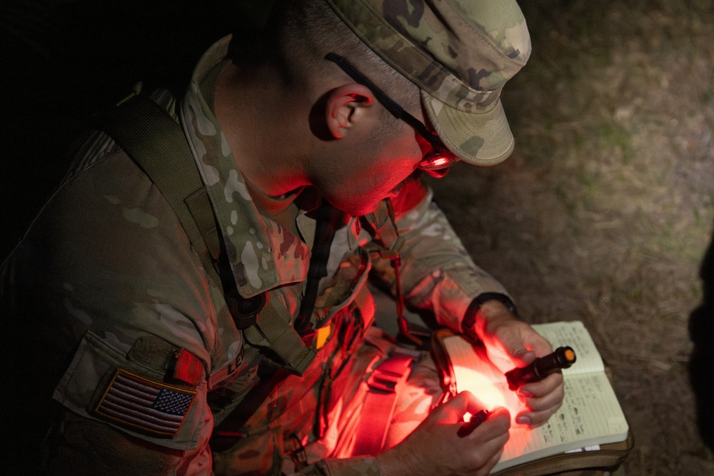 USARC Best Squad Competition Night Land Navigation Course