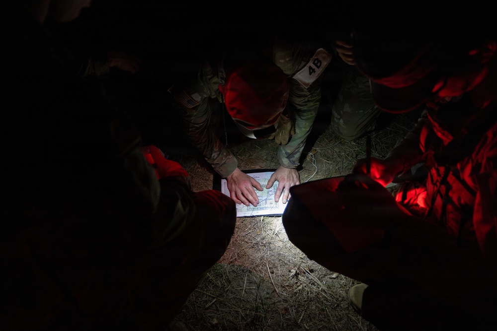 USARC Best Squad Competition Night Land Navigation Course