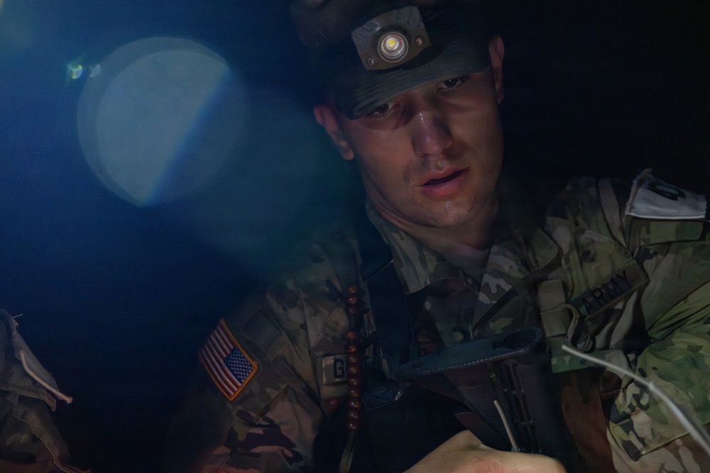 USARC Best Squad Competition Night Land Navigation Course