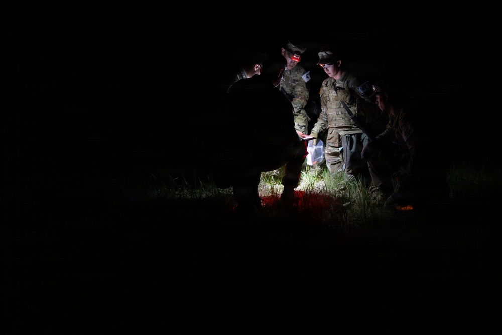 USARC Best Squad Competition Night Land Navigation Course
