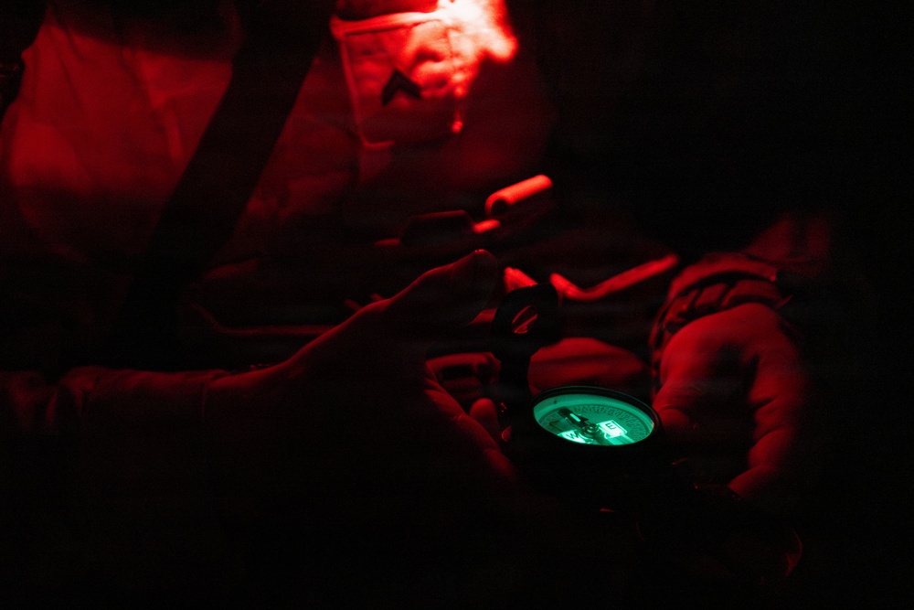 USARC Best Squad Competition Night Land Navigation Course