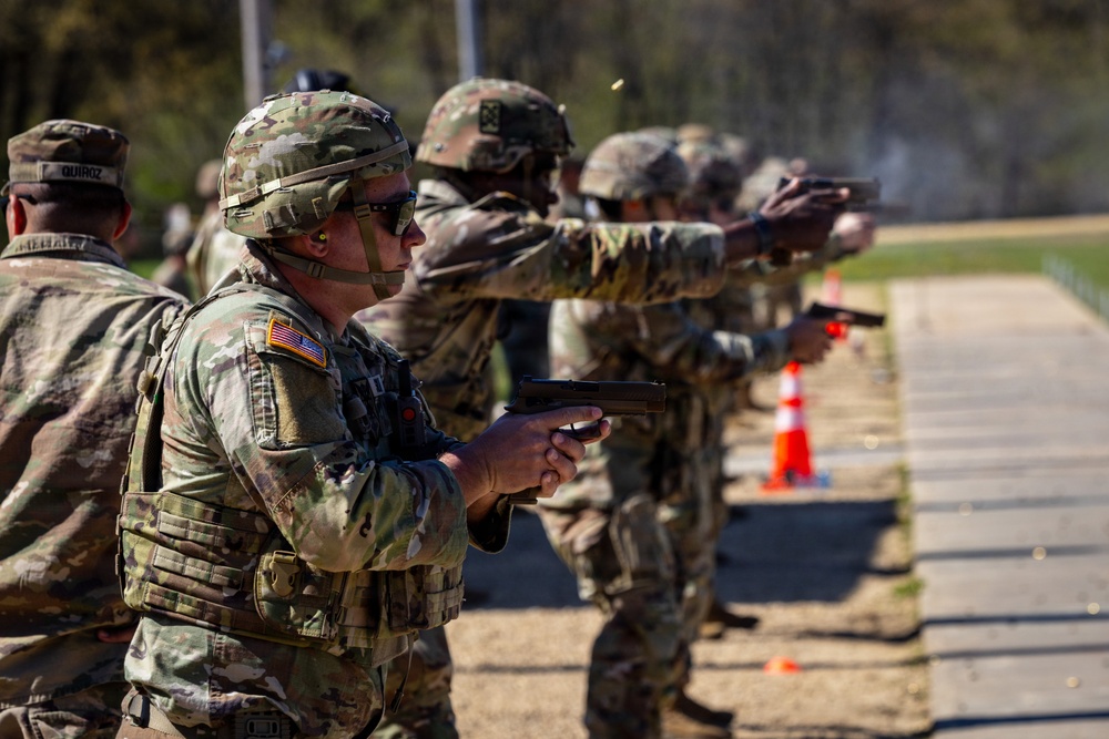USARC Best Squad Competition Pistol Range