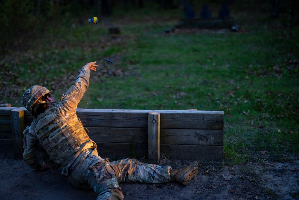 USARC Best Squad Competition Grenade Range