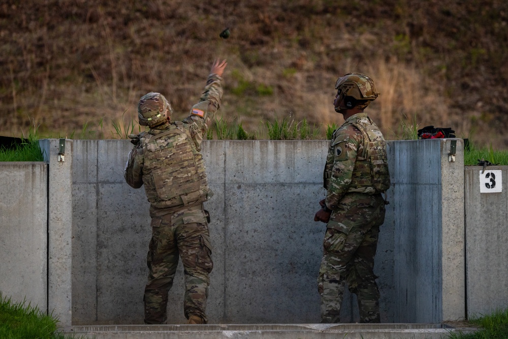 USARC Best Squad Competition Grenade Range