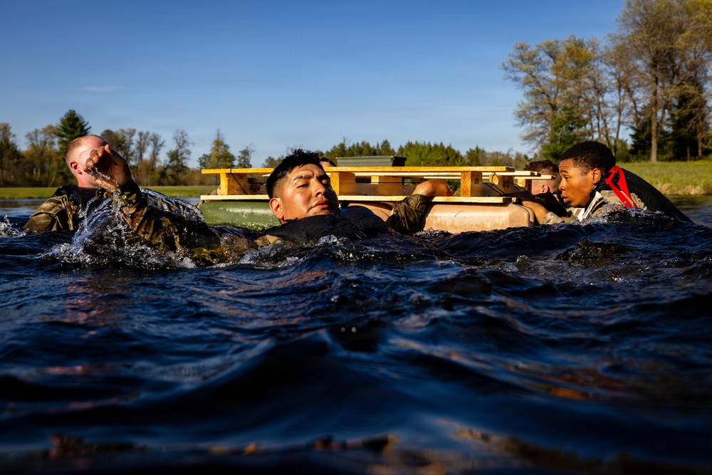 USARC Best Squad Competition Water Casulaty Evacuation