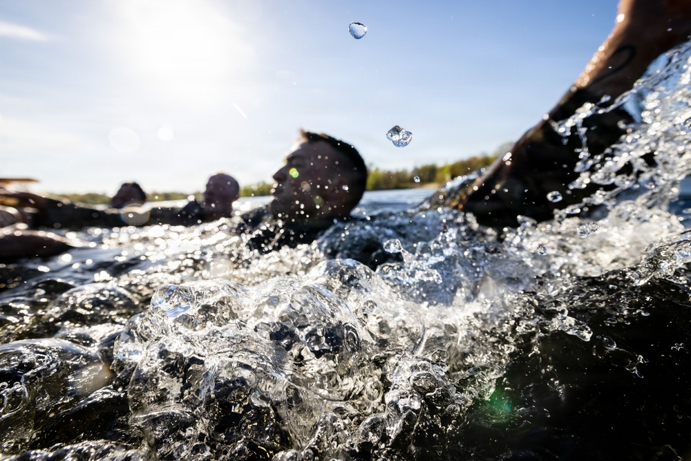 USARC Best Squad Competition Water Casulaty Evacuation