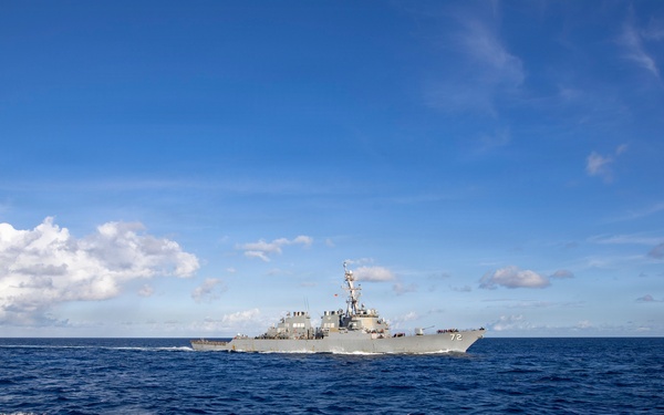 USS Winston S. Churchill (DDG 81) Steams Alongside USS Mahan (DDG 72)
