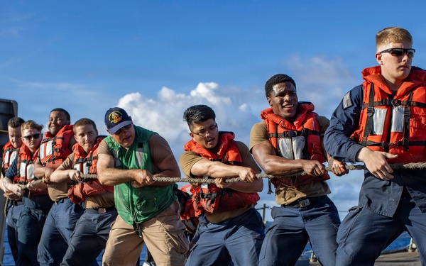 USS Winston S. Churchill (DDG 81) Replenishment-at-Sea