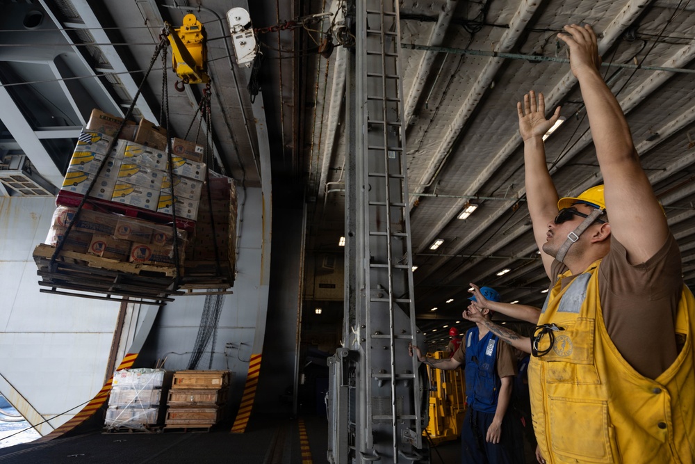 USS Gerald R. Ford Replenishment-at-Sea Operations