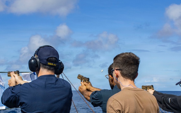 USS Winston S. Churchill (DDG 81) Live-fire Exercise