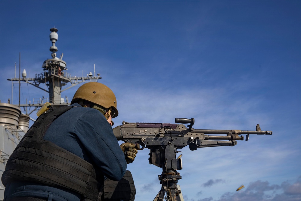 USS Winston S. Churchill (DDG 81) Live-fire Exercise