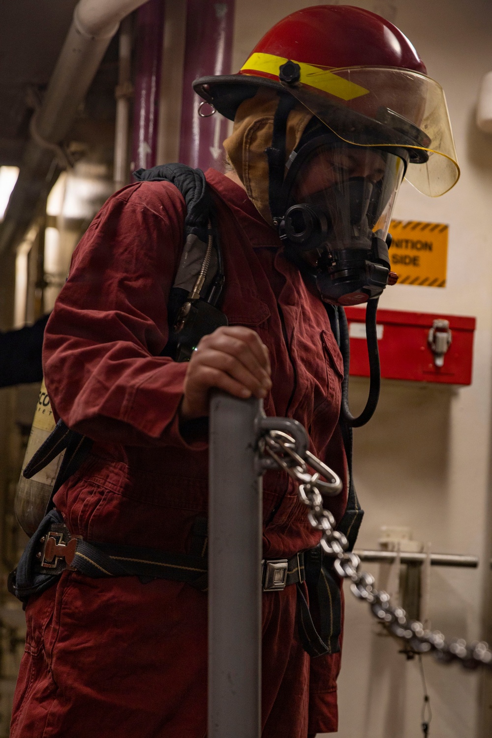 USS Winston S. Churchill (DDG 81) Damage Control Drill