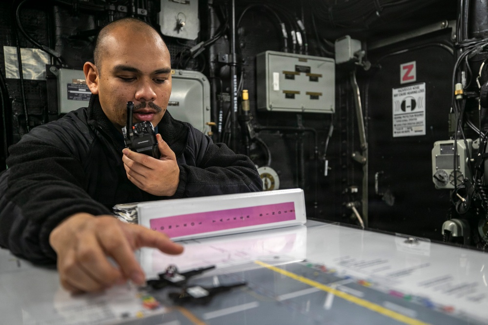 USS Tripoli Conducts Flight Operations