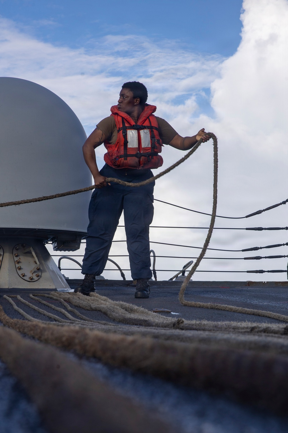 USS Winston S. Churchill (DDG 81) Replenishment-at-Sea