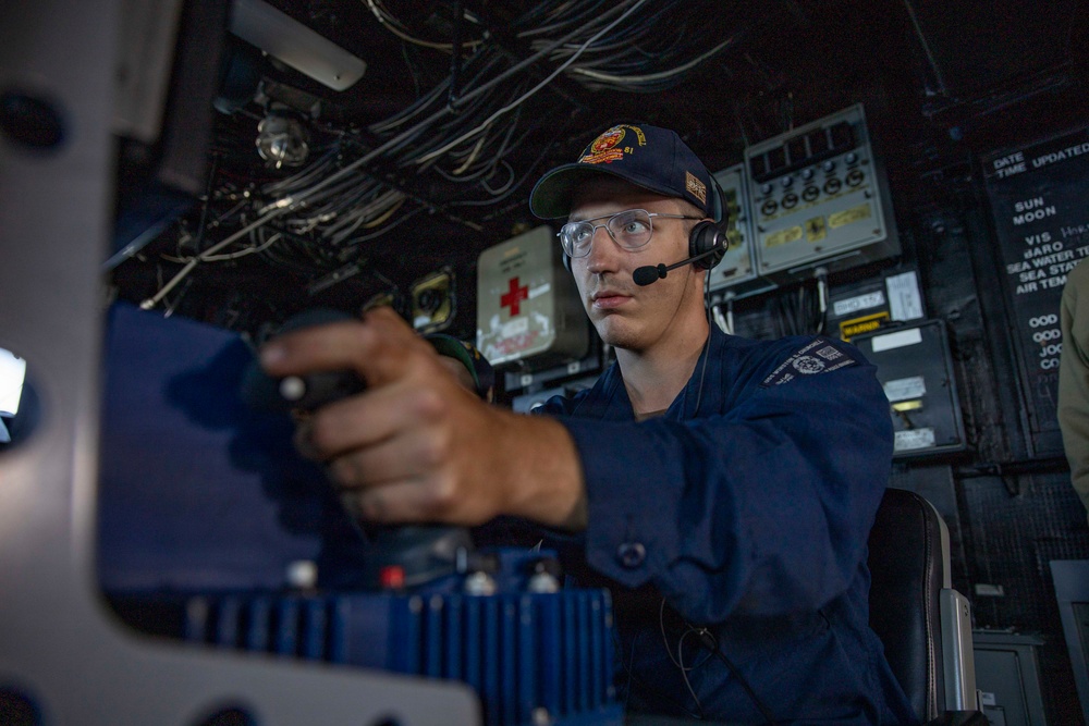 USS Winston S. Churchill (DDG 81) Conducts a Live-fire Exercise