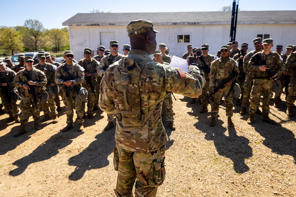 USARC Best Squad Competition Day Land Navigation Course
