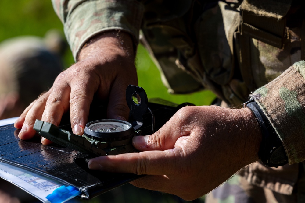 USARC Best Squad Competition Day Land Navigation Course