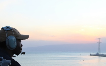 USS McFaul Transits Suez Canal